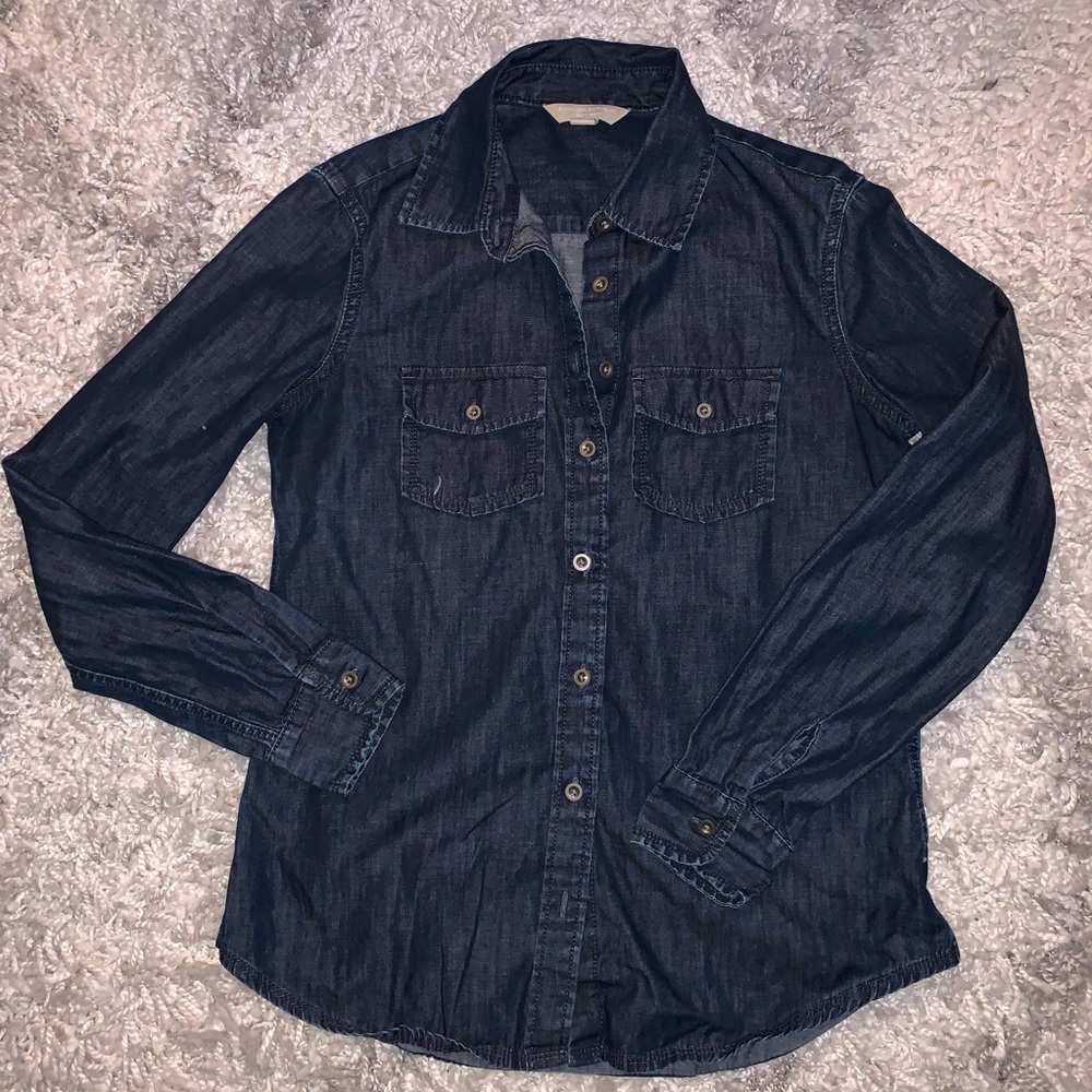 Banana Republic Jean Button Down Shirt